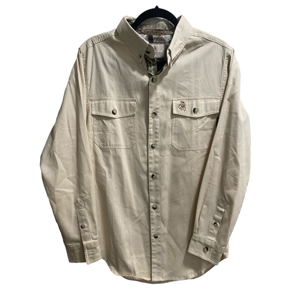 Vintage Legendary Whitetails Original Deer Gear Button Down Shirt Size SM EUC